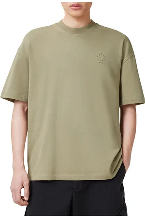 AllSaints Haven Cotton Logo Embroidered Tee