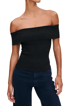DL1961 Off-the-Shoulder Instasculpt Rib Top