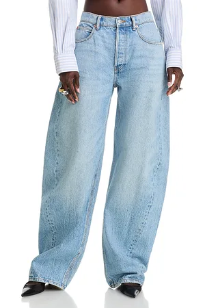 Alexander Wang Alexanderwang. t High Rise Barrel Jeans in