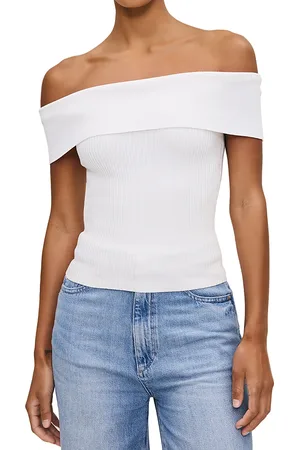 DL1961 Off-the-Shoulder Instasculpt Rib Top