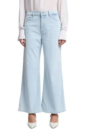7 for all Mankind Lotta High Rise Wide Leg Jeans in