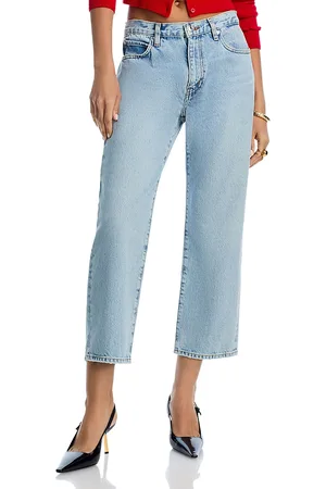 Frame The Hang High Rise Ankle Straight Jeans in