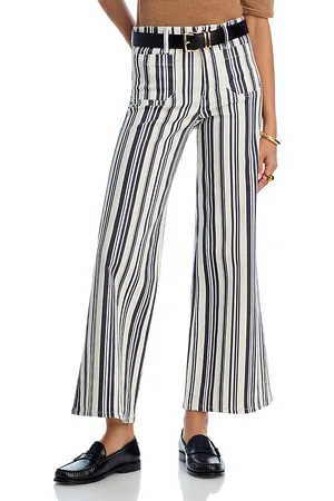 Frame Le Slim High Rise Palazzo Jeans in