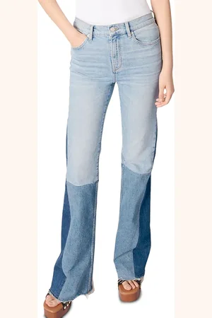Maje Tricolour Patchwork Jeans in