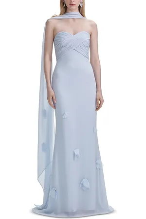 Self-Portrait Georgette Applique Gown