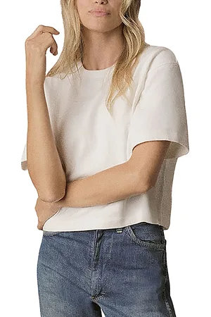Buck Mason Field Spec Boyfriend Crop Tee