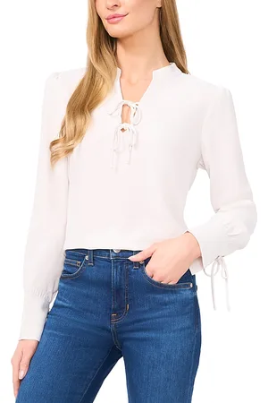 CE&CE Tie Neck Long Sleeve Blouse
