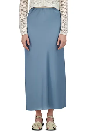 Point Satin Slip Skirt