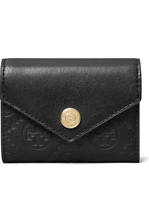 Tory Burch Small T Monogram Leather Envelope Wallet