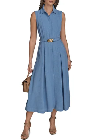 DKNY A Line Midi Dress