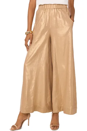 Vince Camuto Metallic Wide Leg Pants