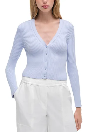 Simkhai Ailany V Neck Cardigan Sweater