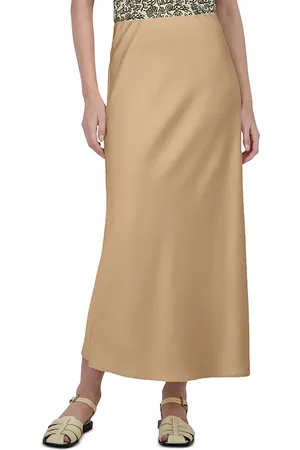 Point Satin Slip Skirt