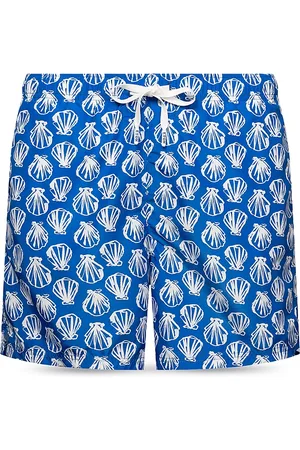 Eton Printed Drawstring 5 Swim Trunks