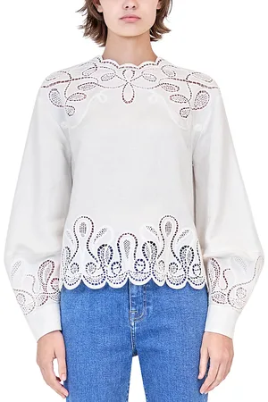 Simkhai Wendlyn Eyelet Top