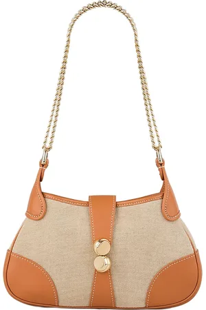 Sandro Janet Canvas & Leather Bag