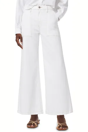 Hudson Jodie Cropped Wide Leg Jeans in