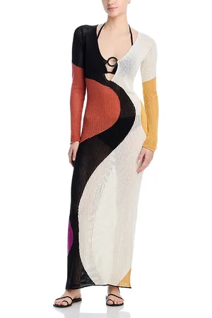 Cala De La Cruz Magna Swim Cover-Up Dress
