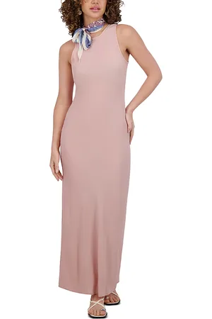 Point Georgette Column Dress