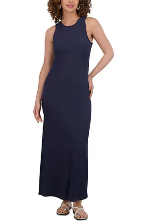 Point Georgette Column Dress