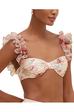 PATBO Lily Floral Flutter Bikini Top