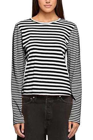 EB DENIM Sadie Mixed Stripe Top