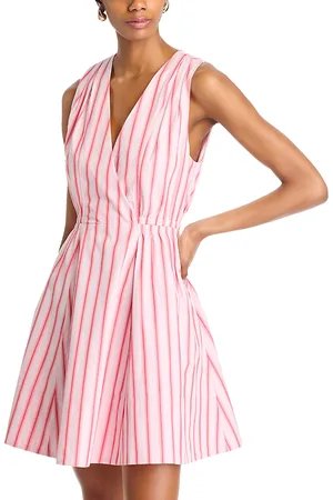 Derek Lam Tia Striped Fit & Flare Mini Dress