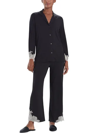 Natori Luxe Shangri La Notch Pajama Set