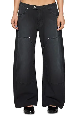 EB DENIM Jax Mid Rise Barrel Leg Pants