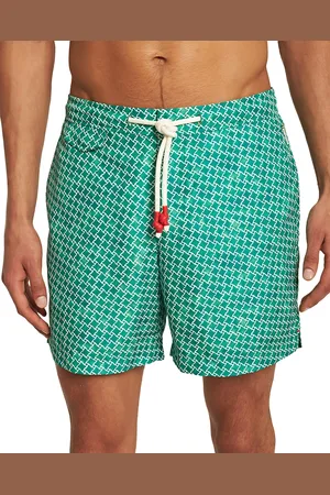 Orlebar Brown Standard High Low Geo Swim Trunks