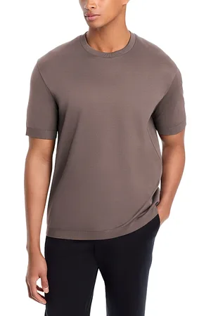 HERNO Double Layered Short Sleeve Knit Tee