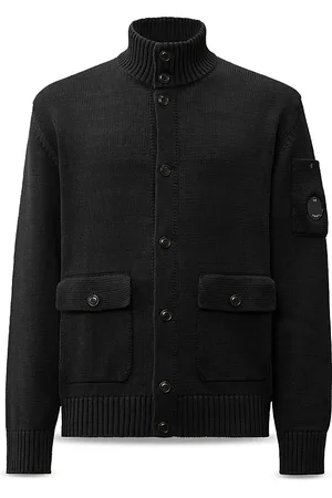 C.P. Company C. p. Company Mock Neck Regular Fit Cardigan Sweater