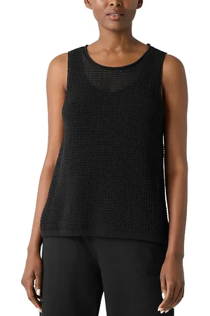 Eileen Fisher Cotton Round Neck Sweater