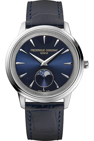 Frederique Constant Moneta Moonphase Watch, 37mm