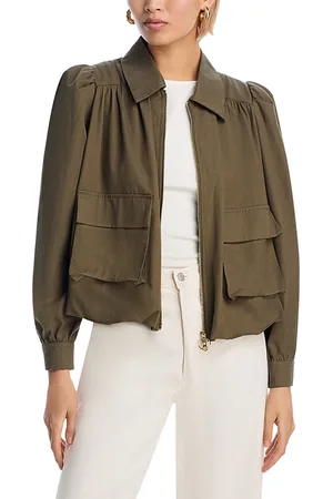 Aqua Puff Sleeve Jacket