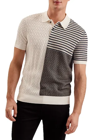 Ted Baker Multi Stitch Short Sleeve Polo Shirt