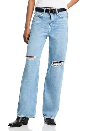 RAG&BONE Logan Mid Rise Wide Leg Jeans in