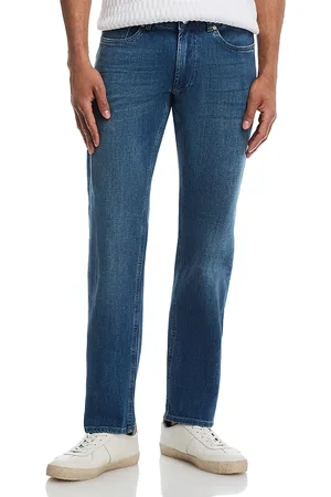 Peter Millar Vintage Regular Fit Jeans in Stone Wash