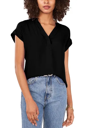 Vince Camuto Split V Neck Blouse