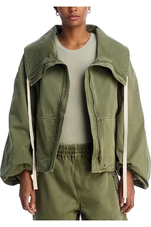 CO Rolled llar Jacket