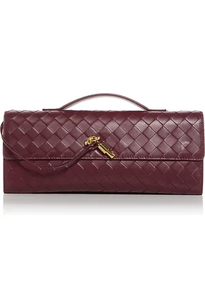 Bottega Veneta Andiamo Intrecciato Leather Clutch