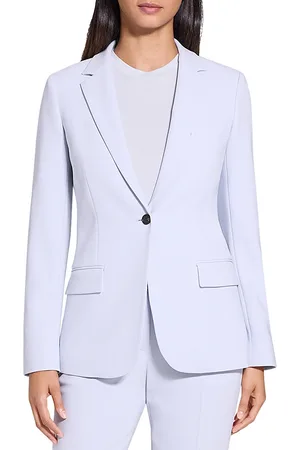 THEORY Admiral Crepe Staple Blazer