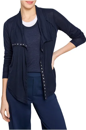 NIC+ZOE Gauzy Snap Front Cardigan