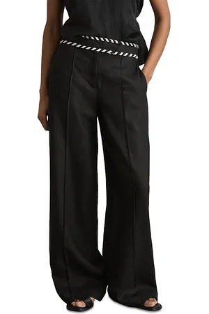 Reiss Whipstitched Waist Pants