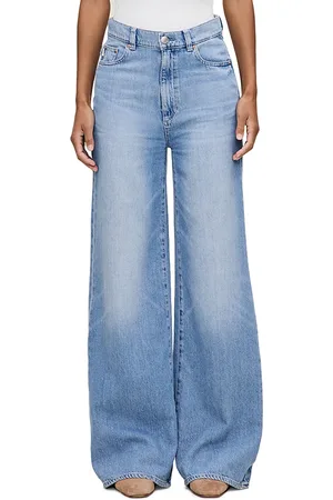 DL1961 Aura Hepburn Wide Leg High Rise Jeans in