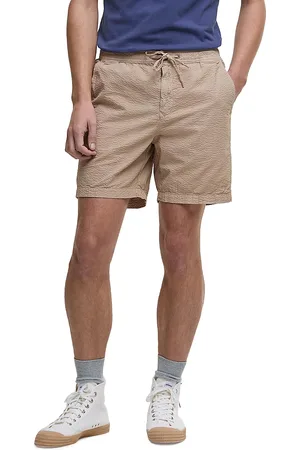 Barbour Seersucker Relaxed Fit Drawstring Shorts