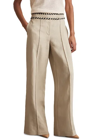 Reiss Whipstitched Waist Pants