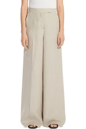 Max Mara 2 Sequoia Linen Wide Leg Pants