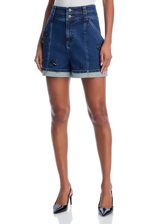 Cinq A Sept Embellished Shorts in