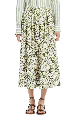 Max Mara 2 Orme Printed Midi Skirt